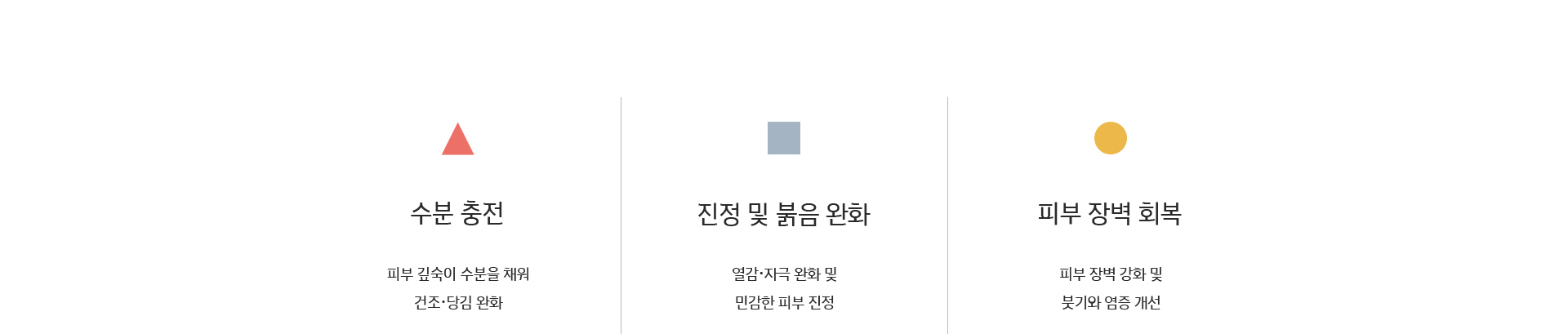 흉터 케어, 늘어진 모공 개선, 피부결 개선